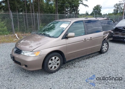 2004 Honda Odyssey Ex из США, поврежденный, VIN 5FNRL186X4B057584